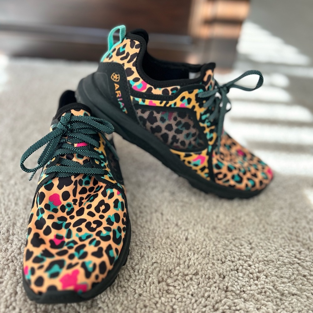 Ariat Fuse Cheetah Print Women’s Tennis Shoes